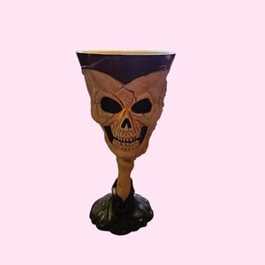 Skull Skeleton Hand Goblet Halloween Chalice Gothic Decor